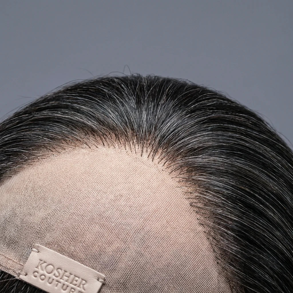 Bespoke Multi-directional Silk Top Kosher Wig