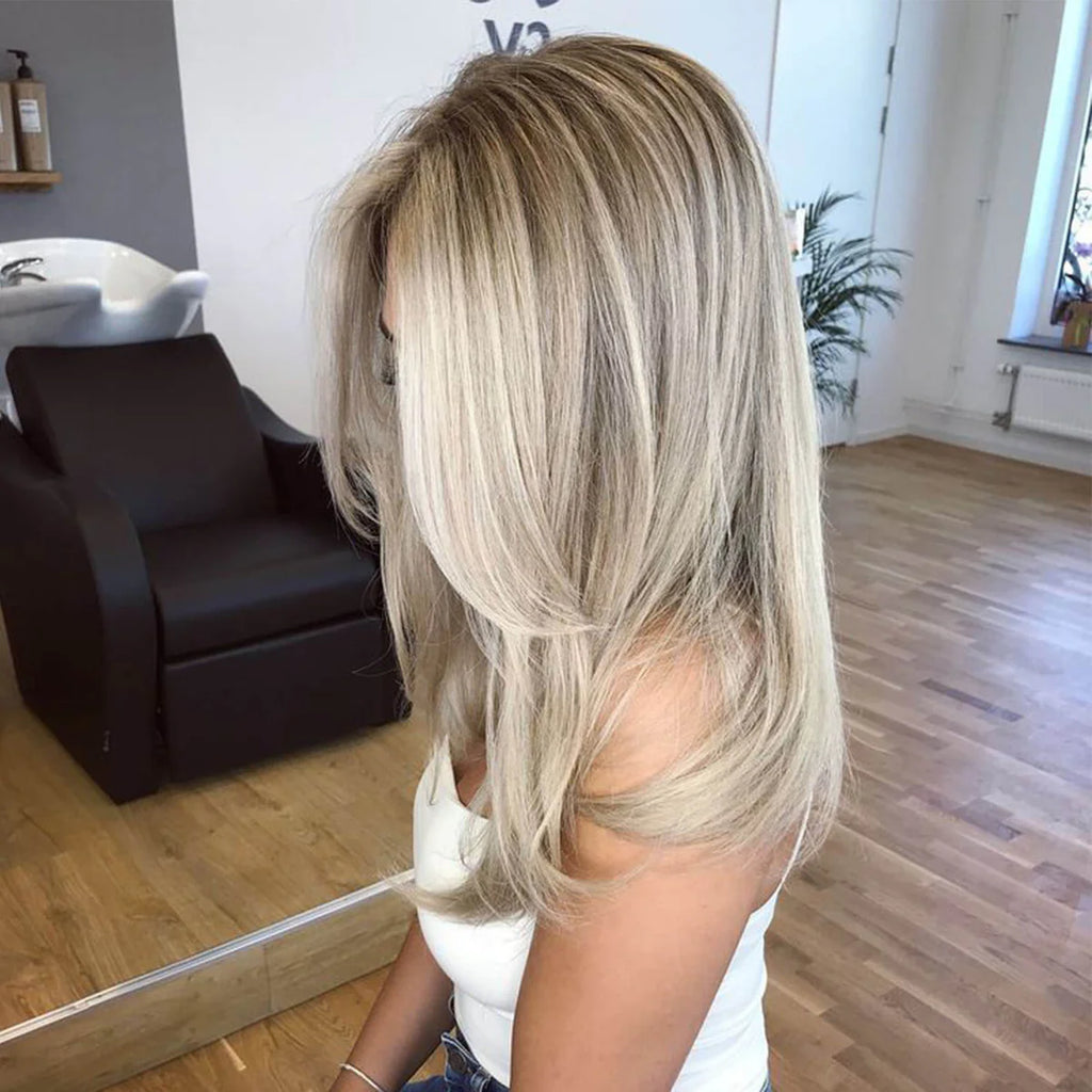 Luxury Tape-ins Invisible Injection Tape in Hair Extensions Virgin Human Hair Balayage #8/8/613