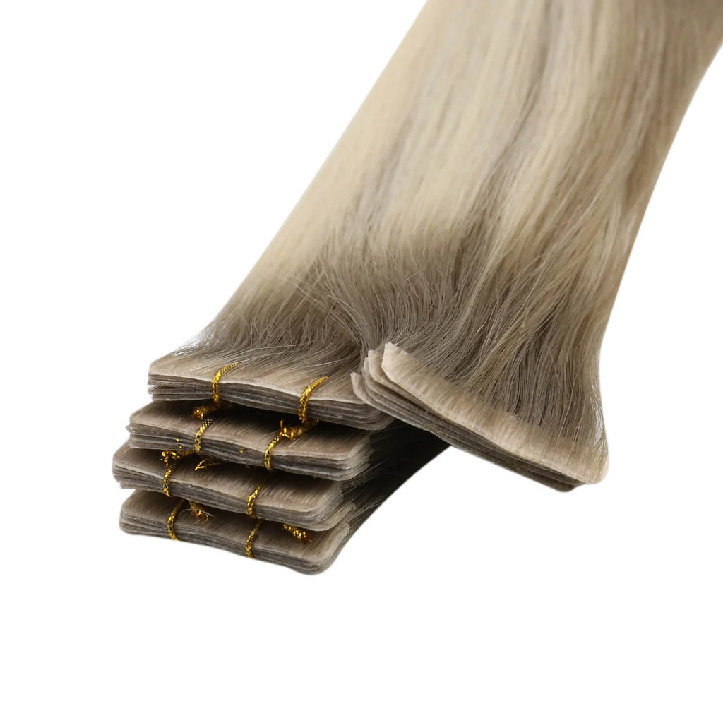 Luxury Tape-ins Invisible Injection Tape in Hair Extensions Virgin Human Hair Balayage #8/8/613